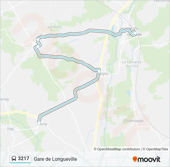 3217 Bus Line Map