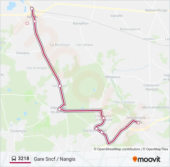 3218 Bus Line Map