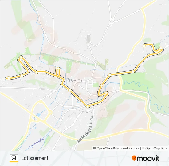 TÀD 3209 Bus Line Map