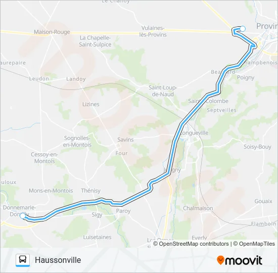 EXPRESS07 Bus Line Map