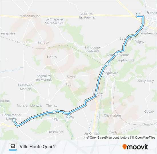 EXPRESS07 Bus Line Map