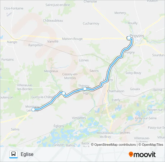 EXPRESS07 Bus Line Map