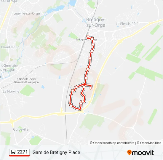 2271 Bus Line Map