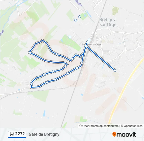 2272 Bus Line Map