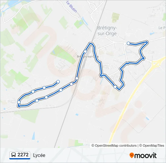 2272 Bus Line Map