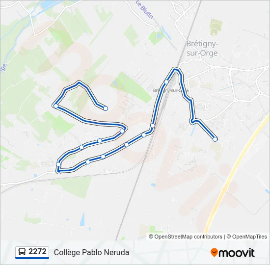 2272 Bus Line Map