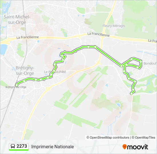 2273 Bus Line Map