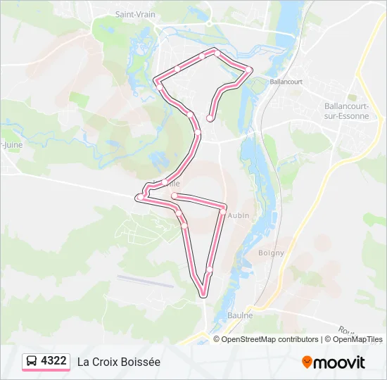 4322 Bus Line Map