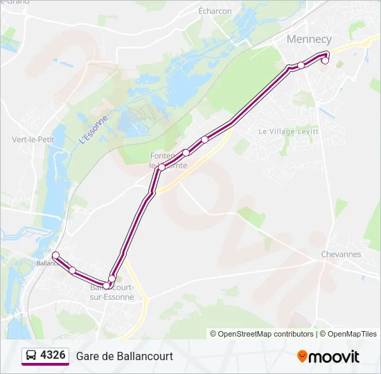 4326 Bus Line Map