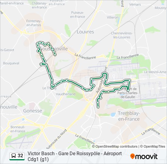 32 bus Line Map