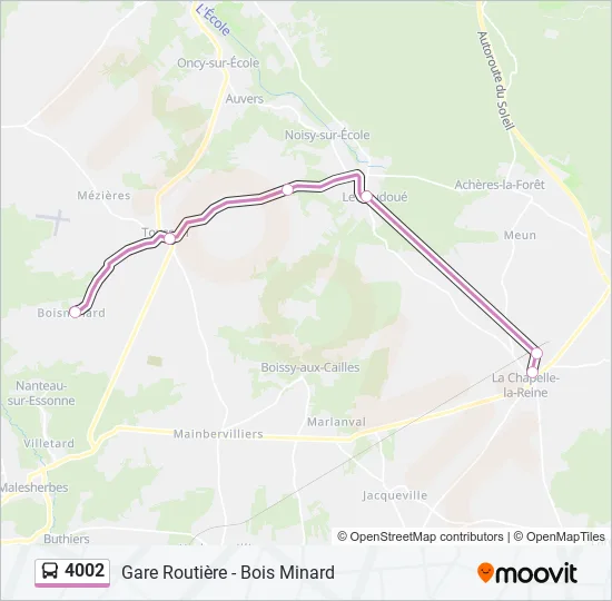 4002 Bus Line Map