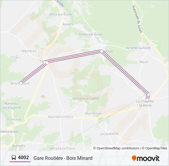 4002 Bus Line Map