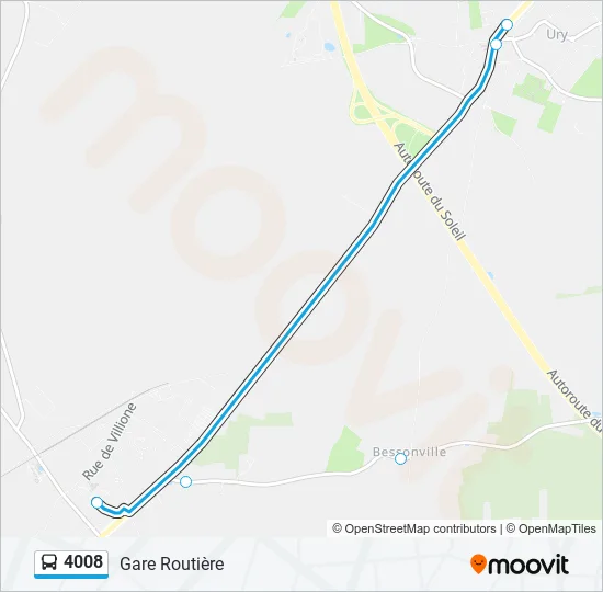 4008 Bus Line Map
