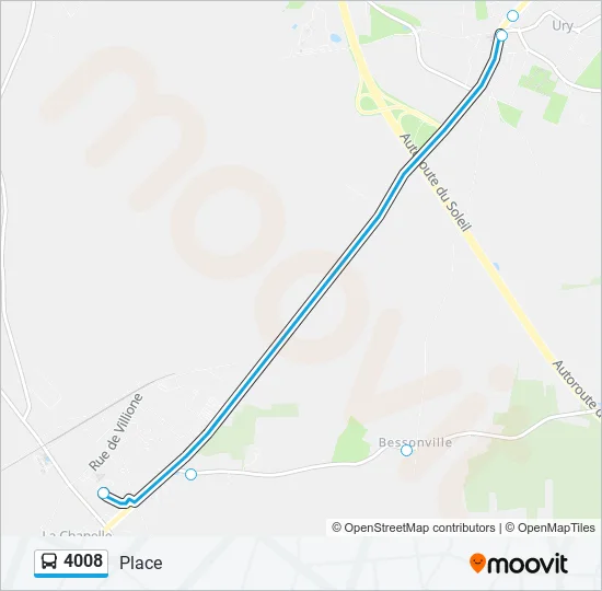 4008 Bus Line Map