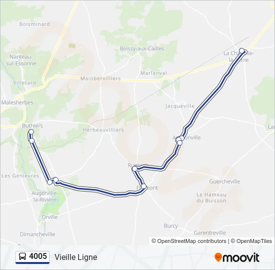 4005 Bus Line Map