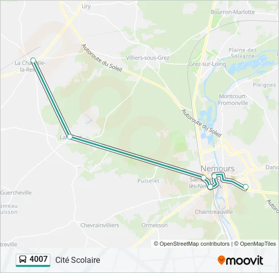 4007 Bus Line Map