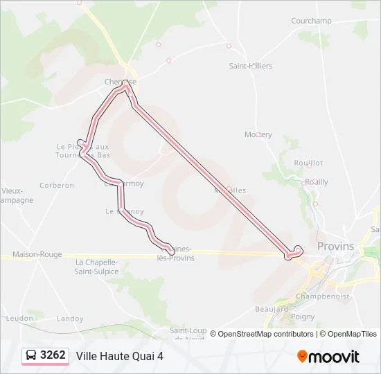 3262 Bus Line Map