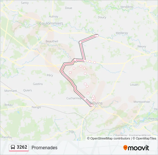 3262 Bus Line Map