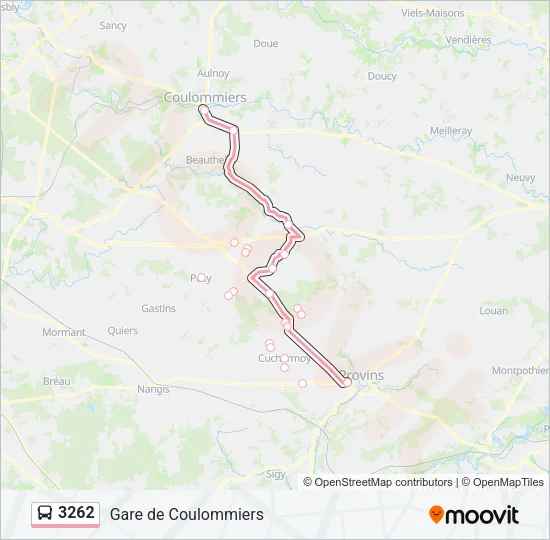3262 Bus Line Map