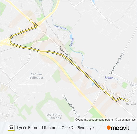 Mapa de 30-28 de autobús