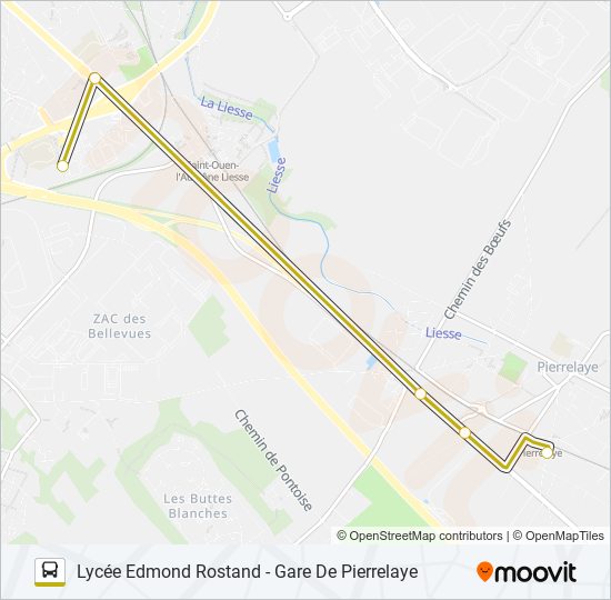 Mapa de 30-28 de autobús