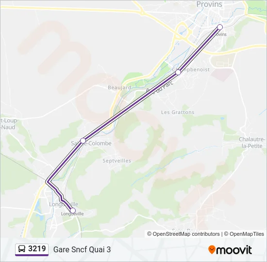 3219 Bus Line Map