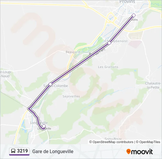 3219 Bus Line Map