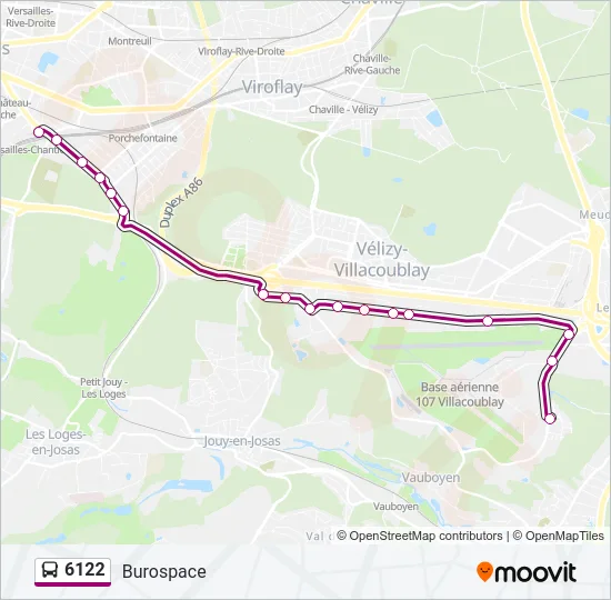 6122 Bus Line Map
