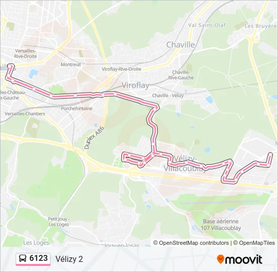 6123 Bus Line Map