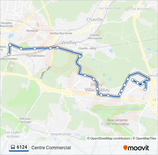 6124 Bus Line Map
