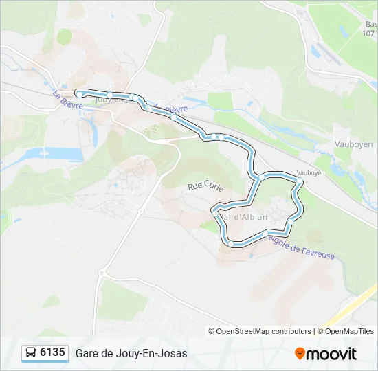 6135 Bus Line Map