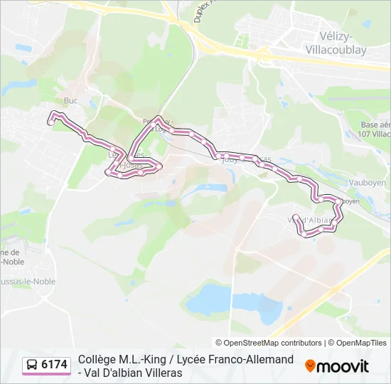 6174 Bus Line Map
