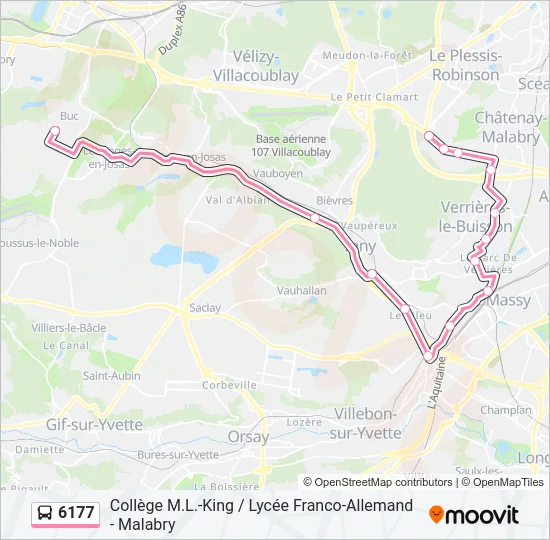 6177 Bus Line Map