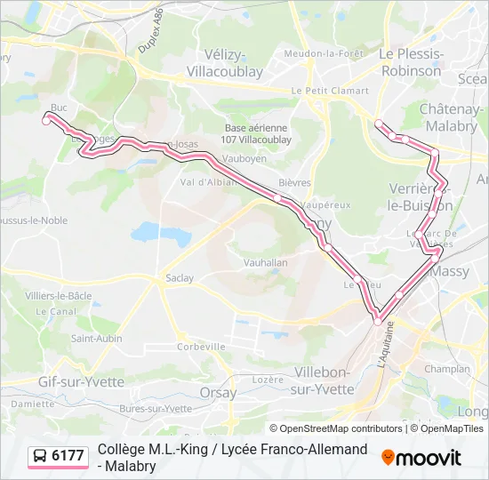 6177 Bus Line Map