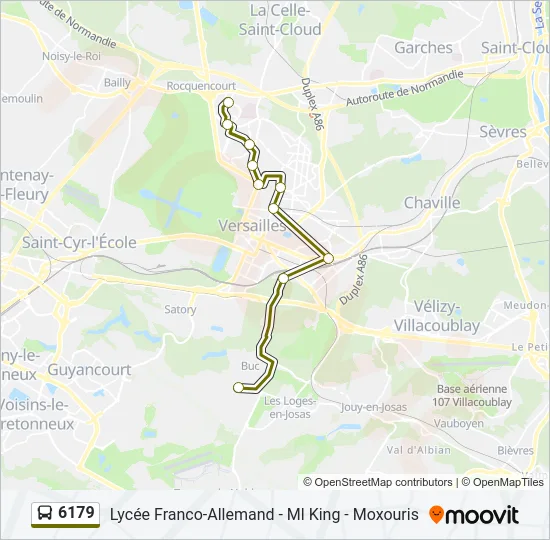 6179 Bus Line Map