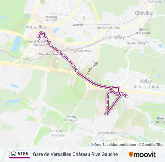 6185 Bus Line Map