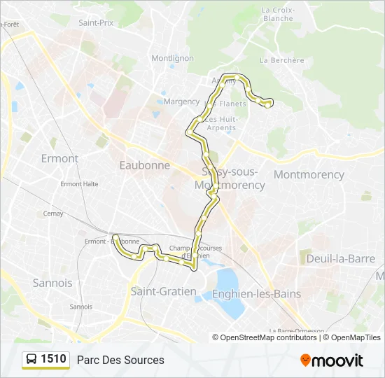 1510 Bus Line Map
