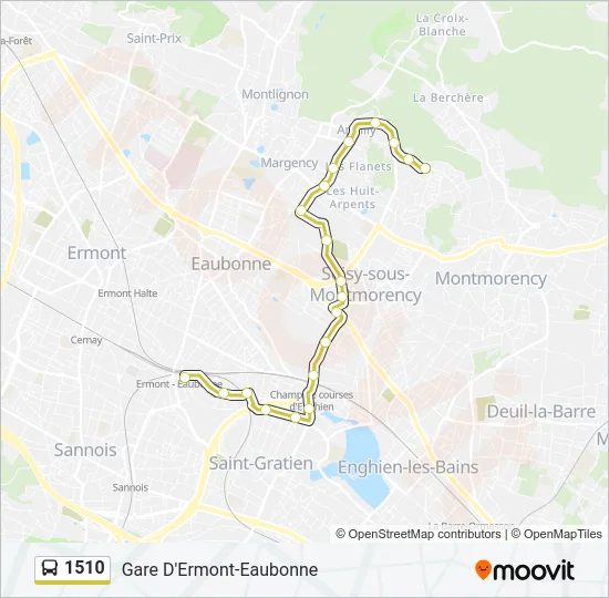 1510 Bus Line Map