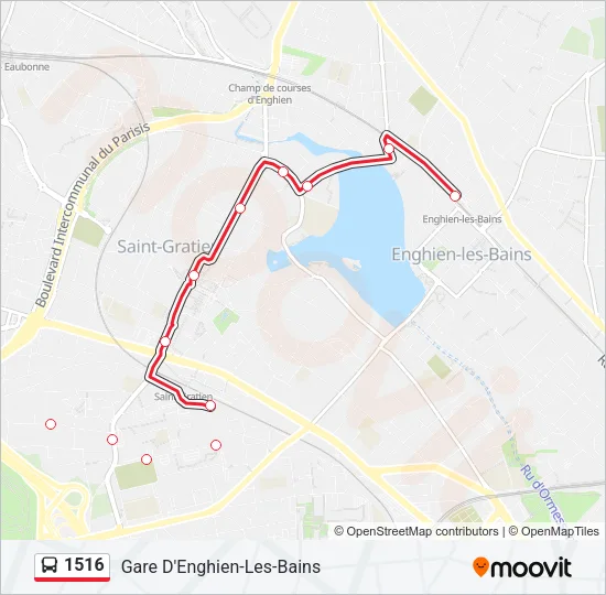 1516 Bus Line Map