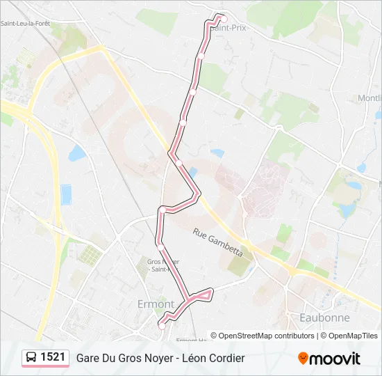 1521 Bus Line Map