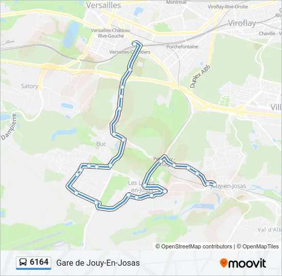 6164 Bus Line Map