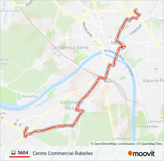 3604 Bus Line Map