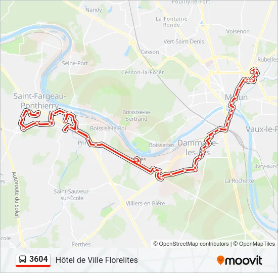 3604 Bus Line Map