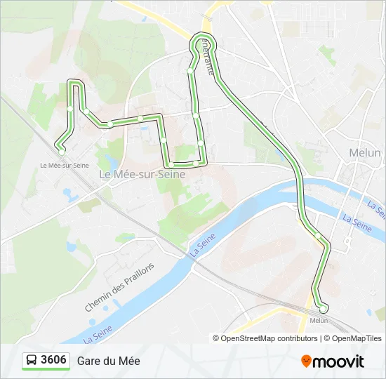 3606 Bus Line Map