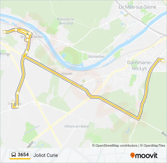 3654 Bus Line Map