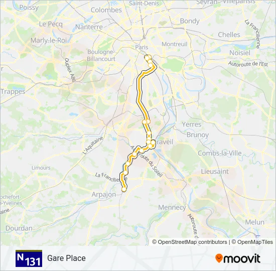 N131  Line Map