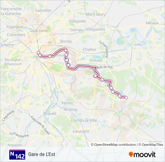 N142  Line Map