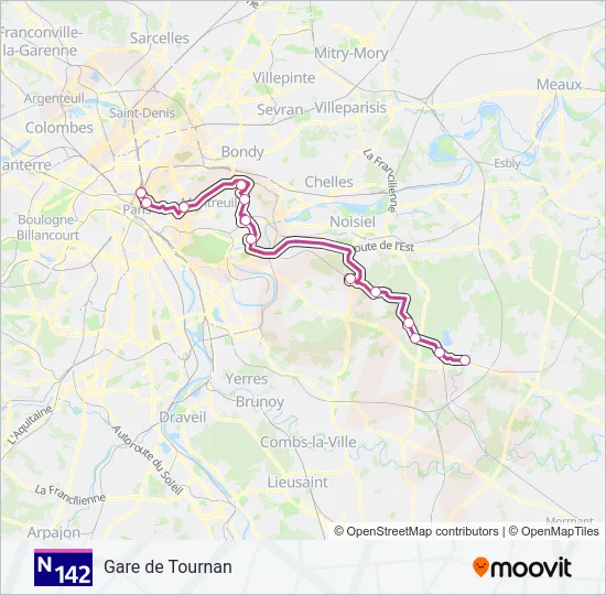 N142  Line Map