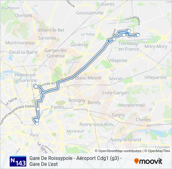 N143  Line Map