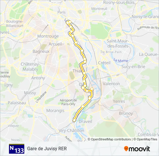 N133  Line Map